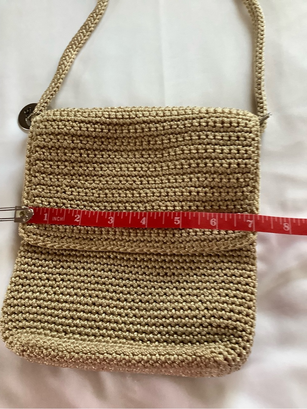The Sak Woven Crossbody Bag in Natural Tan